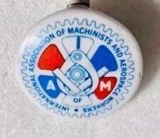 International Association of Machinists and Aerospace Workers Pen Clip Vtg picture