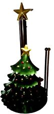 Gorgeous Metal Christmas Tree Paper Towel Holder Dispenser ￼ Cute picture