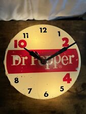Vintage 1950s Dr. Pepper Clock - Working picture