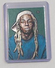 Lil Wayne Platinum Plated Limited Artist Signed “Tunechi” Trading Card 1/1 picture