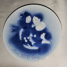 1970 Desiree Denmark Mors Dag Mother's Day Blue Plate 7.25