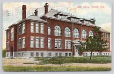 1911 High School Merrill Wisconsin WI Postcard picture