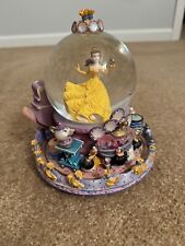 Vintage 1991 Disney Beauty and The Beast Snowglobe Plays 