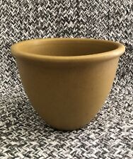 RARE  VINTAGE Vermont-Made Bennington Potters Medium Mixing Bowl Mustard #1876 picture