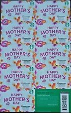 10 2024 STARBUCKS GIFT CARDS ~HAPPY MOTHER'S DAY~ NO VALUE PIN NUMBER COVERED picture