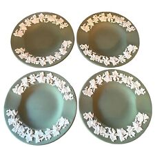 Wedgwood Jasperware Green Trinket Dish Set Of 4 Measures 3.5 Inch Ashtrays picture