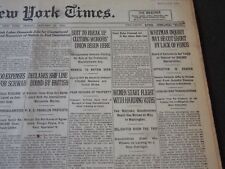 1921 JANUARY 21 NEW YORK TIMES - WHITMAN INQUIRY MAY BE CUT SHORT - NT 6154 picture