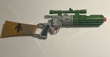 2009 Hasbro Star Wars Mandalorian Boba Fett Toy Blaster Rifle Tested Works Great picture