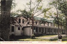 Pleasant Point Hotel Green Lake Wisconsin WI 1908 Postcard picture
