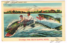 Vintage Postcard - 1948 Blue Earth, Minn. picture