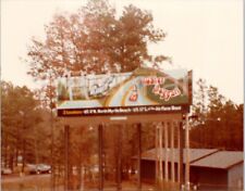 1984 Water Boggan Rampage Billboard Sign Amusement Park Myrtle Beach SC Photo picture
