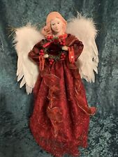 16 Inch Angel Tree Topper With Wreath. (B) picture
