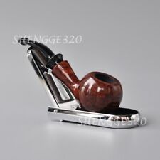 Portable Briar Wooden Tobacco Pipe Tomato Ball Blowfish Smooth 3mm Filter Small picture