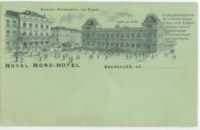 c1900 Bruxelles Belgium Royal Nord-Hotel ad ppc picture