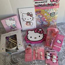 Lot Of 10 SANRIO Hello Kitty Items - 2 Signs, Ramen Bowl, Stickers, Creme Shop picture
