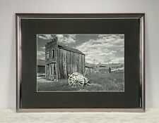 26 x 20 Original Bodie California Hotel Swayze Framed Signed Photo B&W Ghosttown picture
