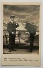 RPPC Has the Moon Come Up Bill Bamforth 1906 Real Photo Postcard A4 picture