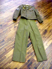 1944 WW2 US Ike jacket & pants uniform 45th infantry division tunic veteran picture
