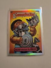 IRON-JAW AARON TOPPS CHROME GARBAGE PAIL KIDS GPK SERIES 5 REFRACTOR #186A 2022 picture