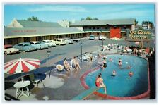 c1960 Bathing Swimming Pool Jo Ann Motel Denver Colorado CO Unposted Postcard picture