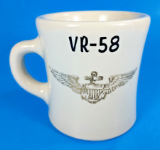 USN Navy VR-58 Support Sunseekers Squadron Diner Style Coffee Mug. VICTOR Mugs. picture
