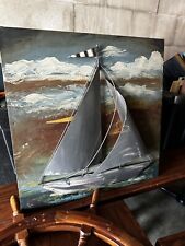 Nautical 3-D boat, painting picture
