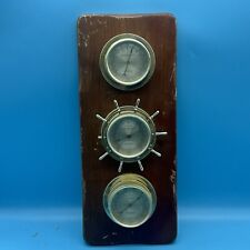 Vintage Springfield instrument Co Weather Station Barometer Thermometer Humidity picture