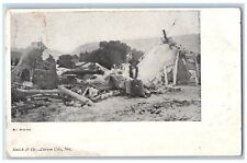 c1905's At Home Dirt Surroundings Small House View Carson City Nevada Postcard picture