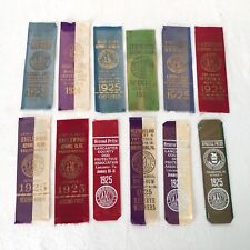 Antique 1924 & 1925 AKC - American Kennel Club Award Prize Ribbons Lot of 12 picture
