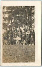 Postcard - Group of Boys Scene Vintage Picture picture