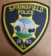 IL Springfield Illinois Police Shoulder Patch picture