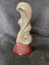Mid Century Modern tv Lamp Base MCM Pearlized Pink/White picture