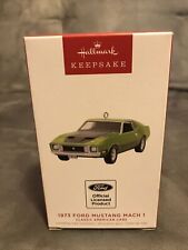 2023 Hallmark Keepsake 1973 Ford Mustang Mach 1  #33 Classic Cars Ornament picture