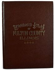Fulton County, Illinois Canton Lewistown Cuba Farmington Astoria IL 1895 Atlas picture