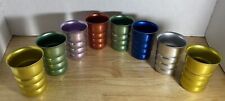 Vintage - MCM - Kromex  - Set of Eight Aluminum Cups picture
