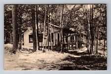 Oakland ME-Maine, Cabins, Clements Camps, Antique, Vintage c1946 Postcard picture