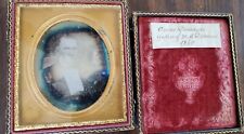ID AARON DENNAN? Father MB DERMAN?  Daguerreotype Man Formal 1860s Cased Photo  picture