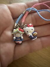 Lot Of 2 Hello Kitty Gotochi Keychain Cell Phone Charms No Tag (2003, 2005) picture