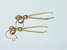 VINTAGE 1970's CIGARETTE HOLDER GROOVY ROACH CLIP EAR RING Set MADE IN USA picture