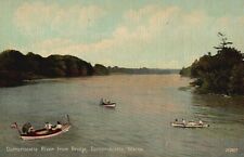 Postcard ME Damariscotta River from the Bridge Maine Unposted Vintage PC H4542 picture