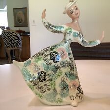 Heidi Schoop California Ceramic MCM 11” Dancing Girl Rare WOW picture