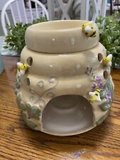 PartyLite Garden Lites Beehive Aroma Melts Warmer Candle Holder Vintage NEW picture