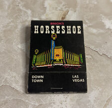 Vintage Binion’s HORSESHOE Casino Downtown Las Vegas- Full Matchbook picture