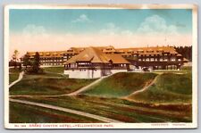 Postcard Grand Canyon Hotel Yellowstone Park Haynes Photo picture