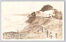 Postcard RPPC Photo California Los Angeles San Francisco Daylight Train 1917 picture