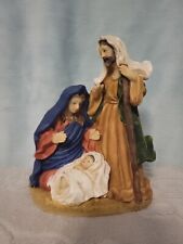 Vintage Porcelain Nativity Scene Mary Joseph Jesus picture