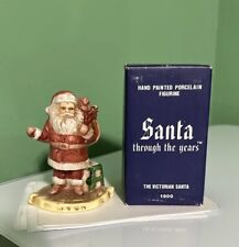 Vintage Santa Through The Years 1940 Jolly Old St Nick Hand Painted 4.5” 1990 picture