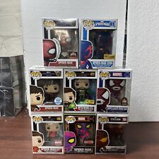 Funko Pop Vinyl: Marvel - Spider-Man Lot Of 8- Shelf Wear-See Pictures picture