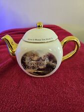 VINTAGE Thomas Kincade teapot picture
