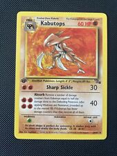 Pokemon Card Kabutops Fossil 1st Edition Rare 24/62 Near Mint picture